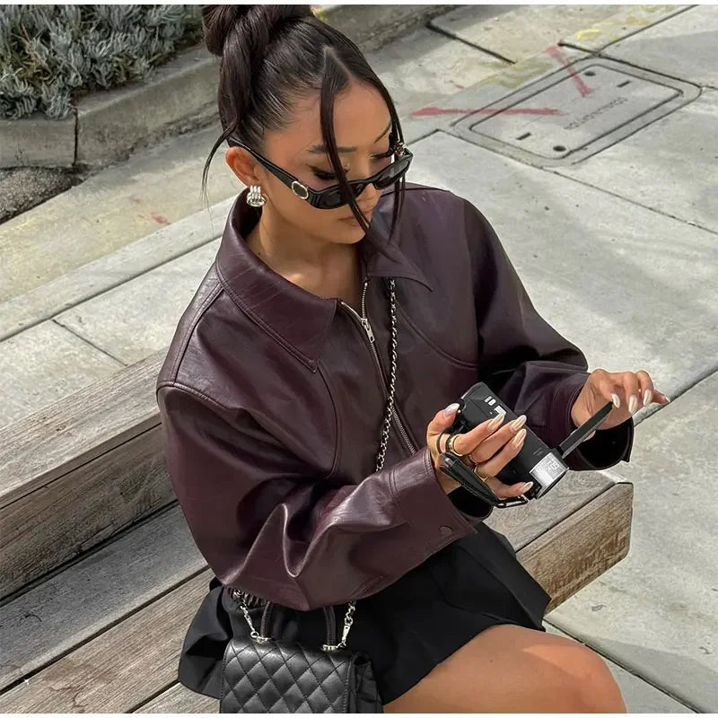 ג׳קט דגם בורדו