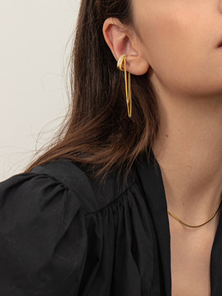 קליפס אוזן דגם טאסל