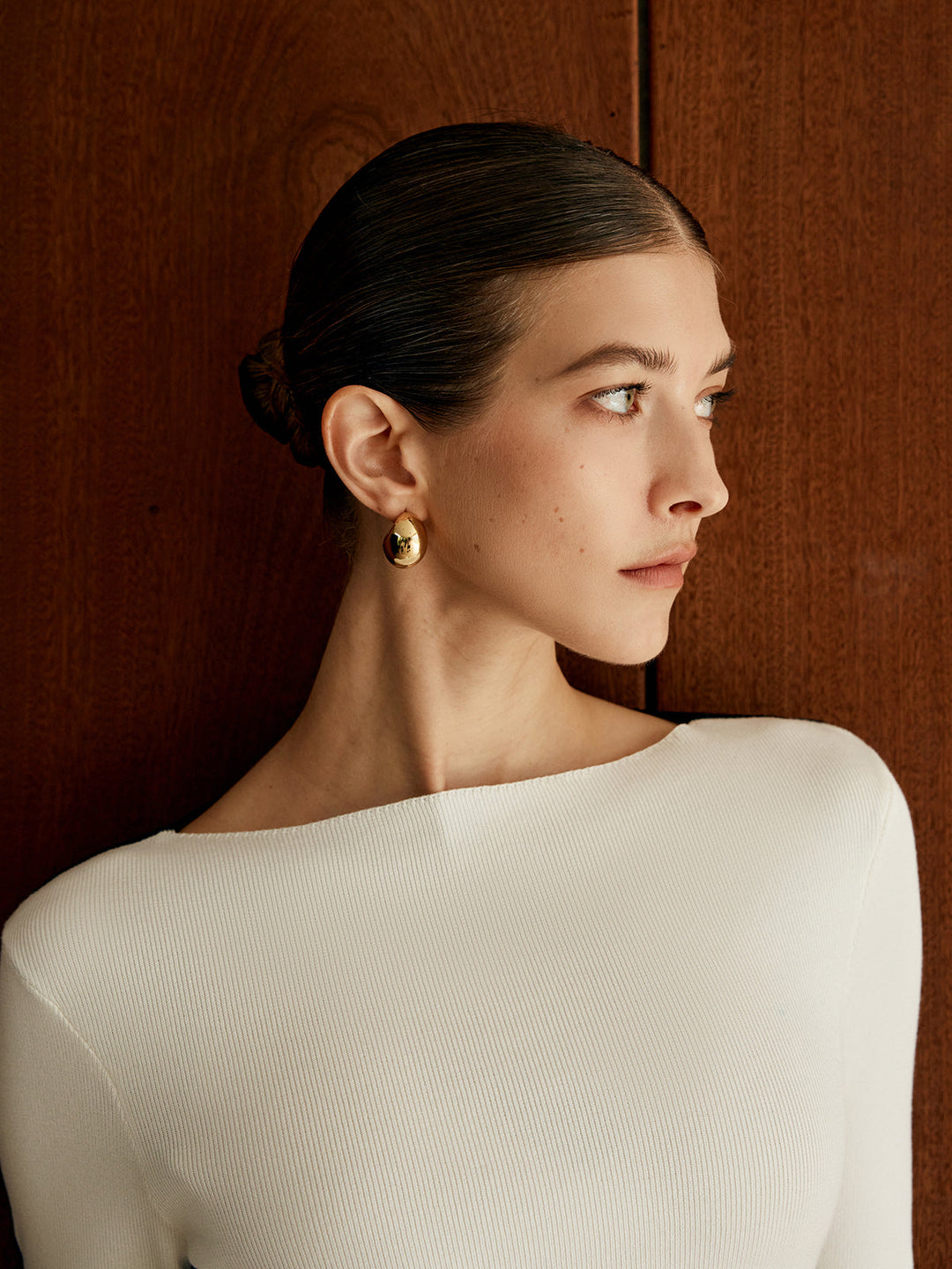 חולצת סריג בשני גוונים