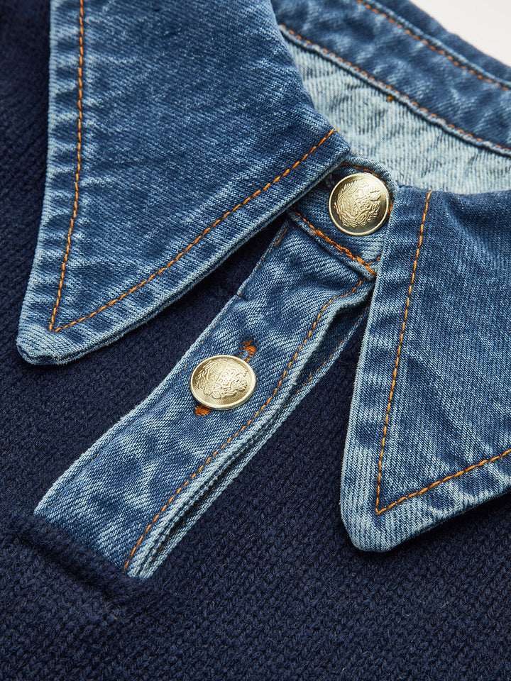 סוודר ג׳ינס 2 ב-1