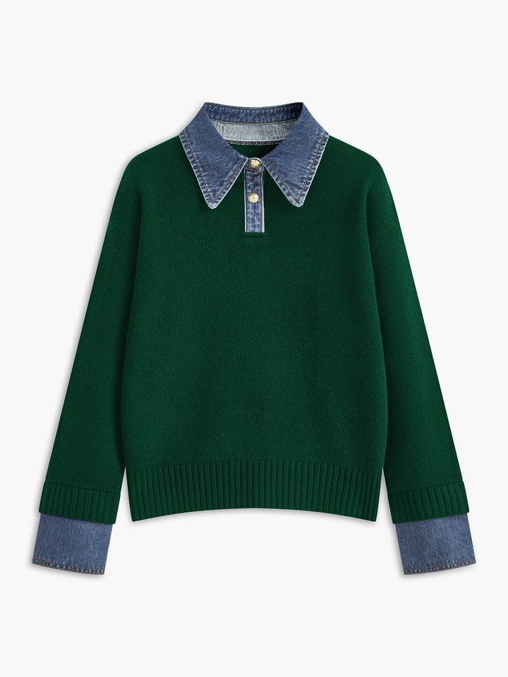 סוודר ג׳ינס 2 ב-1