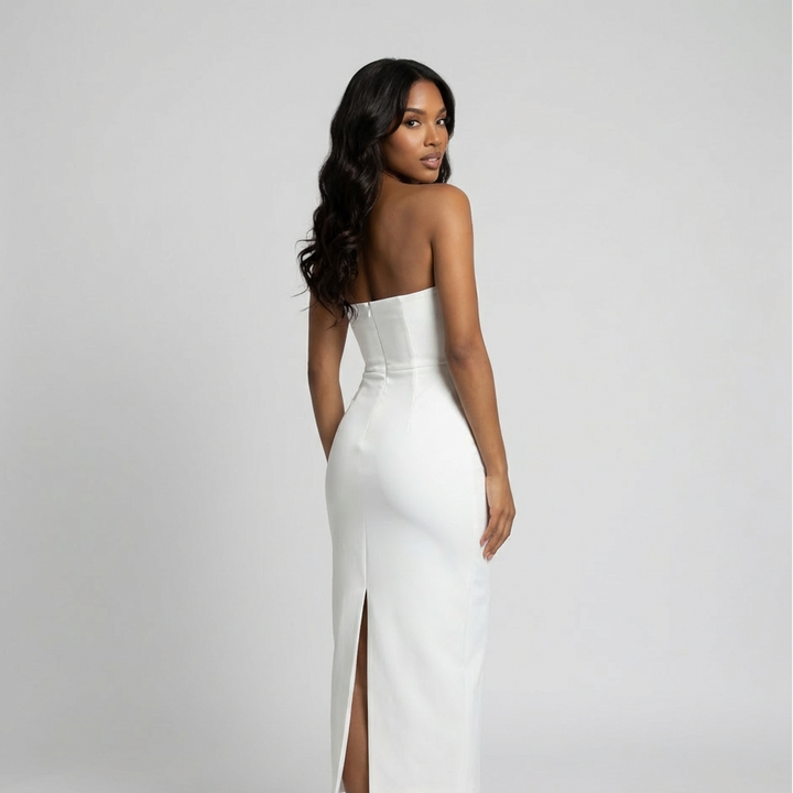 שמלת סטרפלס דגם טל